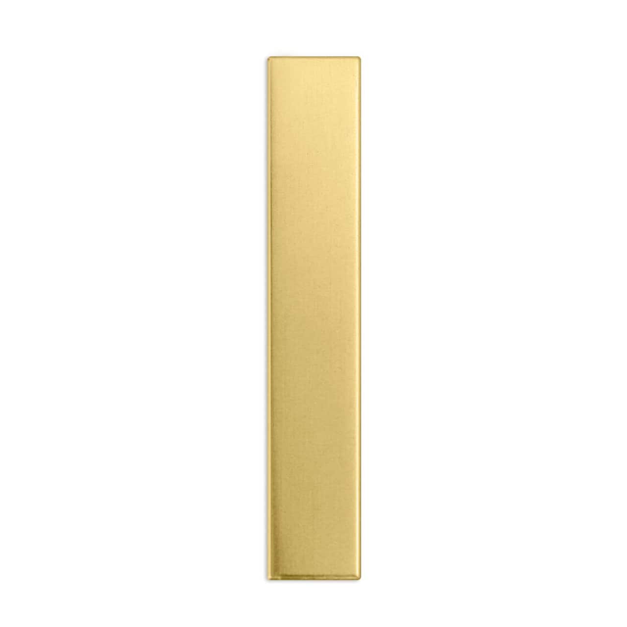 ImpressArt&#xAE; Brass Strip Premium Stamping Blanks&#x2122;, 0.25&#x22; x 1.5&#x22;
